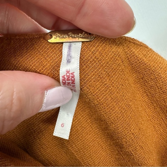 Free People Avery Jumpsuit One Shoulder Wide Leg Size 6 - Picture 6 of 13